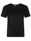 Max Mara Adelio Black Viscose Blend T-shirt In Black