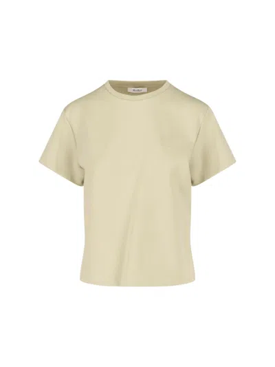 Max Mara T-shirt Logo In Gray