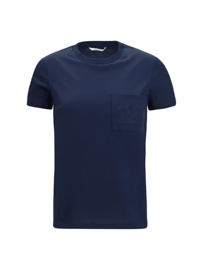 Max Mara Papaia T-shirt In Blue