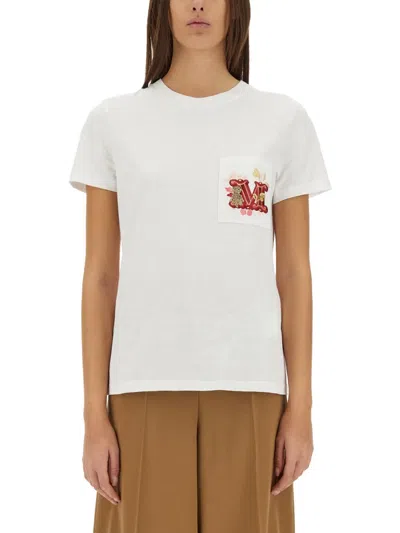 Max Mara T-shirt "nunzio" In White