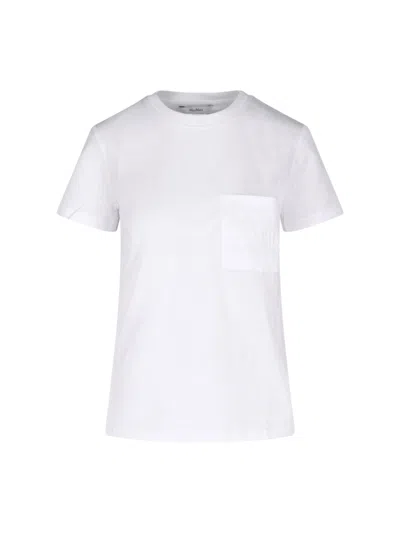 Max Mara T-shirt "papaia" In White