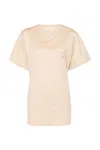 Max Mara Tshirt Short Sleeves Brown In Neutral