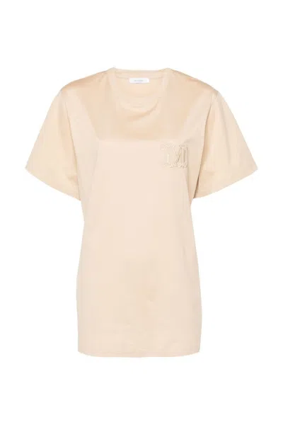 Max Mara Tshirt Short Sleeves Brown