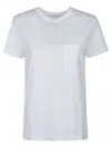 Max Mara Short-sleeved T-shirt In White