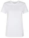 Max Mara Cotton T-shirt In White In White