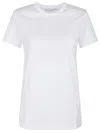 Max Mara Cotton T-shirt In White In White