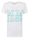 Max Mara T-shirt Mit Grafischem Print In White