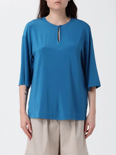 Max Mara T-shirt Woman Color Blue