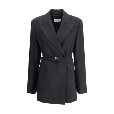 Max Mara Tubinga Long Blazer In Blue