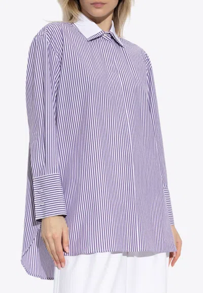 Max Mara Tubinga Striped Oversized Shirt