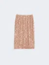 Max Mara Tulle And Sequin Skirt In Pink