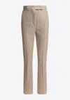 Max Mara Straight-leg Trousers Beige In Beige