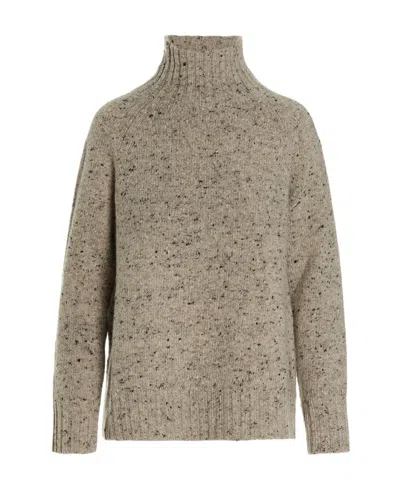 Max Mara Turtleneck In Gray