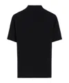 Max Mara Turtleneck In Silk And Wool In Black