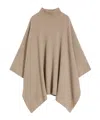 Max Mara Cashmere Cape In Neutral