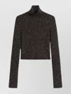 Max Mara Wool And Cashmere-blend Turtleneck Sweater In Black