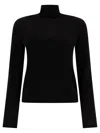 Max Mara Turtleneck Long-sleeved Jumper In Black