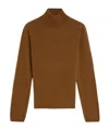 Max Mara Turtleneck Long-sleeved Jumper In Brown