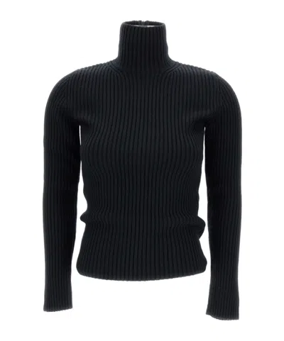 Max Mara Turtleneck Long-sleeved Sweater In Multi