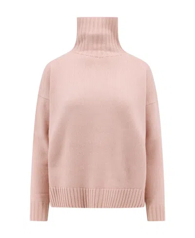 Max Mara Turtleneck In Nude