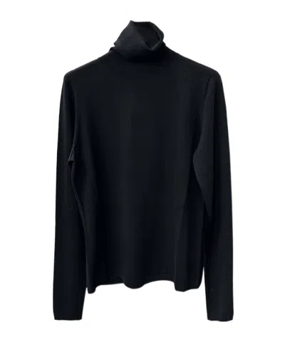 Max Mara Turtleneck Sweater In Black