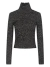 Max Mara Turtleneck Sweater In Black