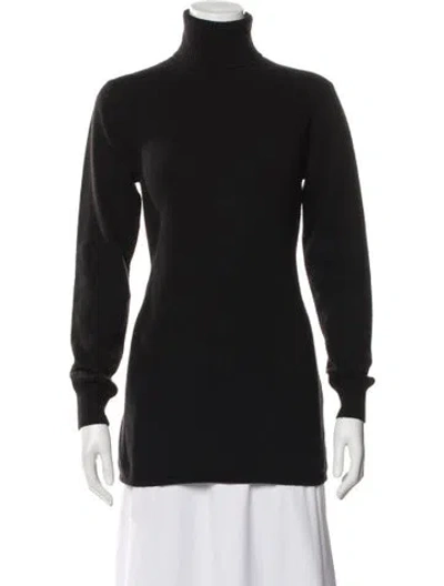 Pre-owned Max Mara Turtleneck Sweater In Black