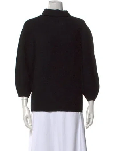 Pre-owned Max Mara Turtleneck Sweater In Black