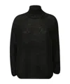 Max Mara Turtleneck Sweater In Black