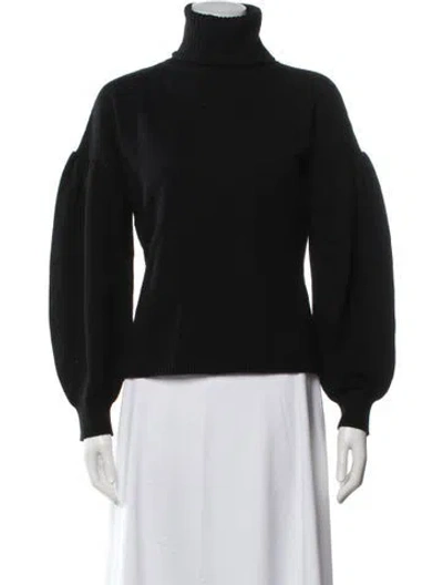 Pre-owned Max Mara Turtleneck Sweater In Black