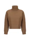 Max Mara Studio Cashmere Sweater In Cammello