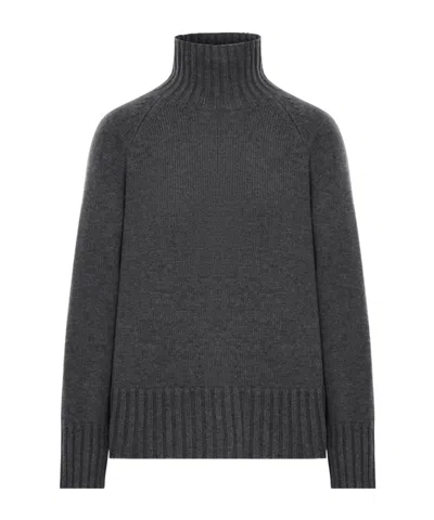 Max Mara Turtleneck Sweater In Gray