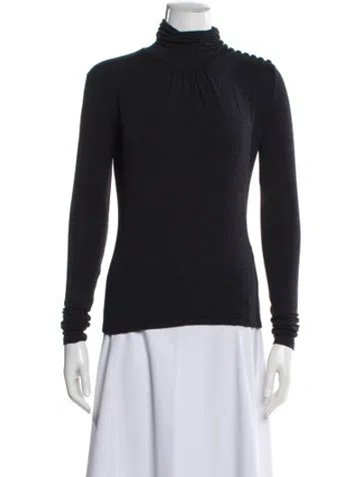 Pre-owned Max Mara Turtleneck Sweater In Gray
