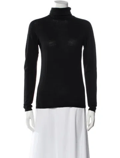Pre-owned Max Mara Turtleneck Sweater In Gray
