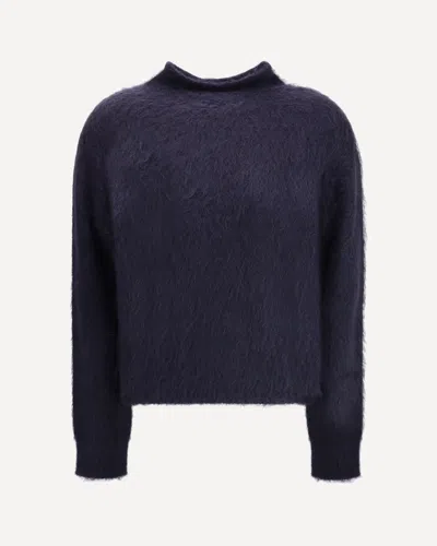 MAX MARA TURTLENECK SWEATER IN BRUSHED MOHAIR-BLEND YARN