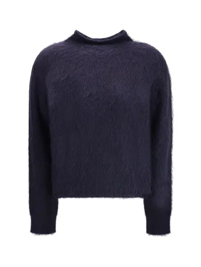 MAX MARA TURTLENECK SWEATER IN BRUSHED MOHAIR-BLEND YARN