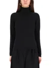 Max Mara Meana Cashmere Turtleneck Sweater In Black