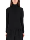 Max Mara Meana Cashmere Turtleneck Sweater In Multi