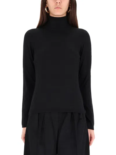Max Mara Meana Cashmere Turtleneck Sweater In Black