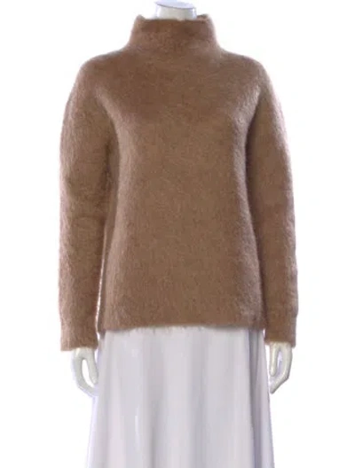 Pre-owned Max Mara Turtleneck Sweater In Neutral