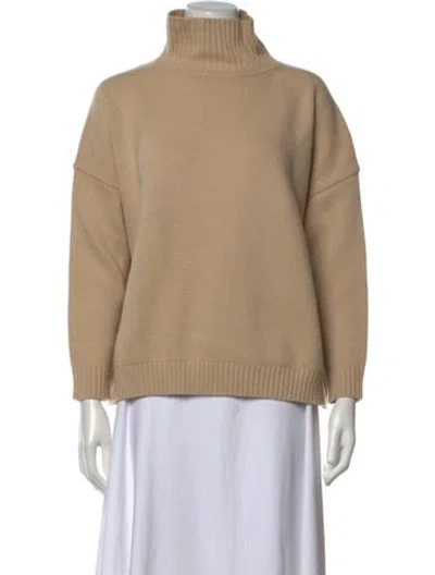 Pre-owned Max Mara Turtleneck Sweater In Neutrals