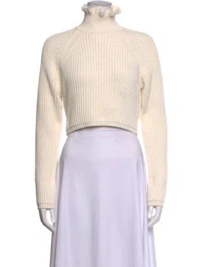 Pre-owned Max Mara Turtleneck Sweater W/ Tags In Neutrals