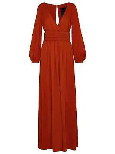 Pre-owned Max Mara Tuxedo Dress In Orange