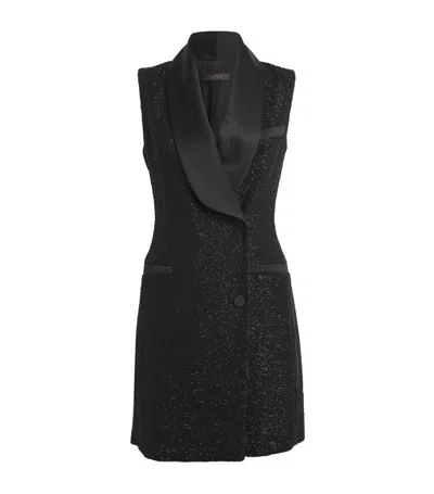 MAX MARA TUXEDO MINI DRESS