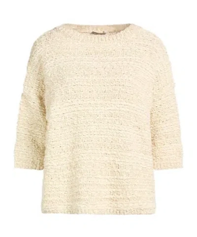 Max Mara Tweed Knit Top In Nude