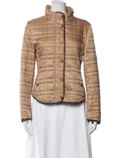 Pre-owned Max Mara Tweed Pattern Jacket In Neutral