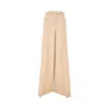 Max Mara Twill Wide-leg Pants In White