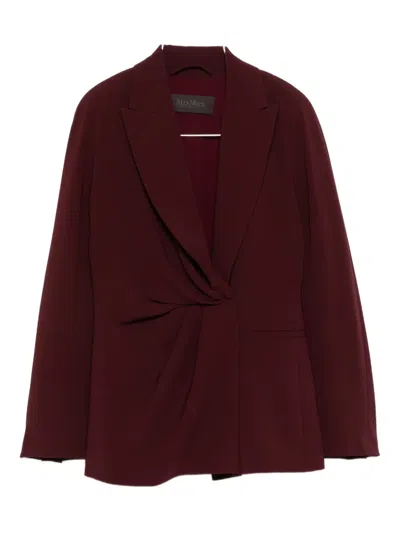 MAX MARA ALARE TWISTED-DETAIL JACKET