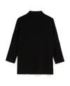Max Mara Twisted Knitted Sweater In Black