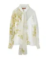 Max Mara Two-piece Set Of Printed Blouse In White
